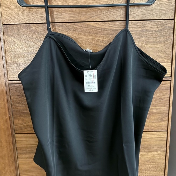 J. Crew Factory Black Fitted Sleeveless Camisole - Picture 1 of 7